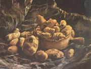 Vincent Van Gogh Still life with an Earthen Bowl and Potatoes (nn04) oil